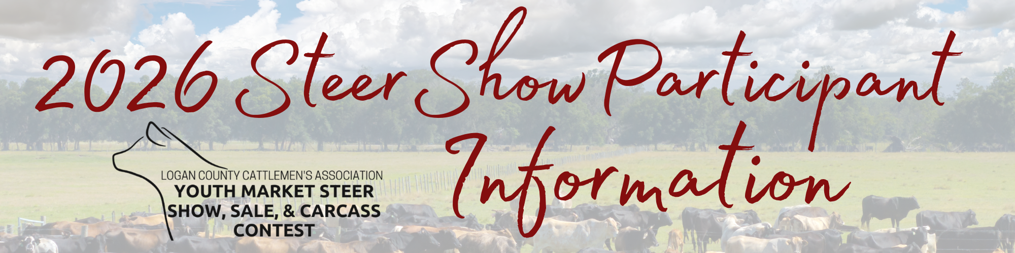 2026 Steer show participant information banner